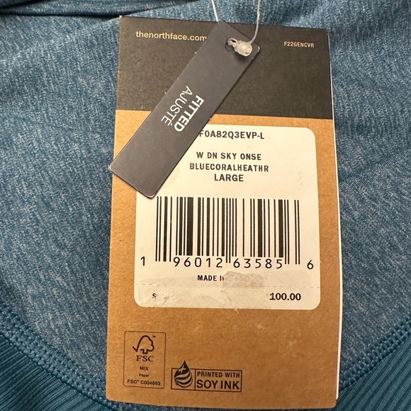 The North Face Women’s Dune Sky One Piece Jumper Teal Size Large - Picture 8 of 11